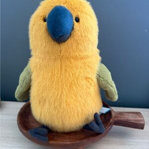 BNWT Retired Jellycat “Budgeby Parrot” (with dust bag)